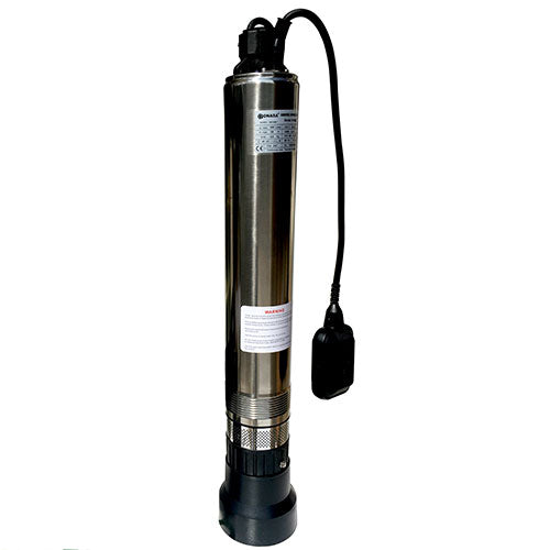 Bomba sumergible para cisterna con flotador, 1 HP, monofásica, 127 V, uso doméstico, campo e industrial