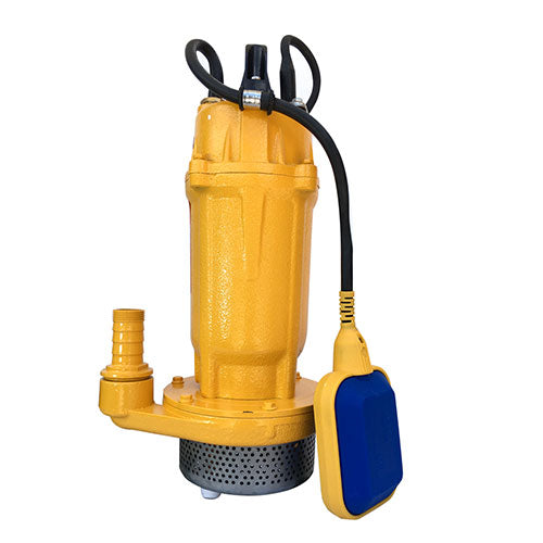 Bomba sumergible de achique con flotador y de fierro, 1/2 HP, monofásica, 127 V, uso doméstico, campo e industrial