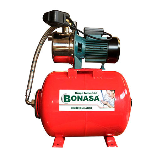 Hidroneumático con tanque horizontal y bomba jet, 1/2 HP, 127 V, 1