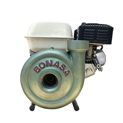 Cargue la imagen en el visor de la galería, Motobomba a gasolina tipo caracol, MG-20, HONDA, 5.5 HP/GP, retráctil, 2&quot; x 2&quot;, con base, uso agrícola
